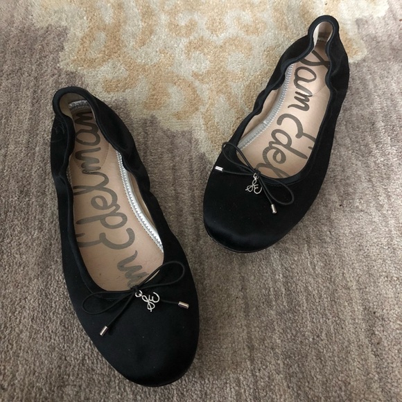 Sam Edelman Shoes - Sam Edelman Satin Felicia Ballet Flats